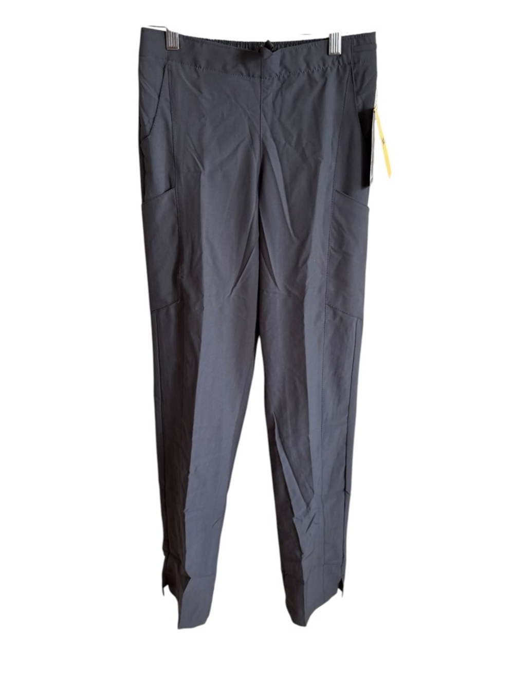 Women's Black Stretch Chinos with Side Pockets